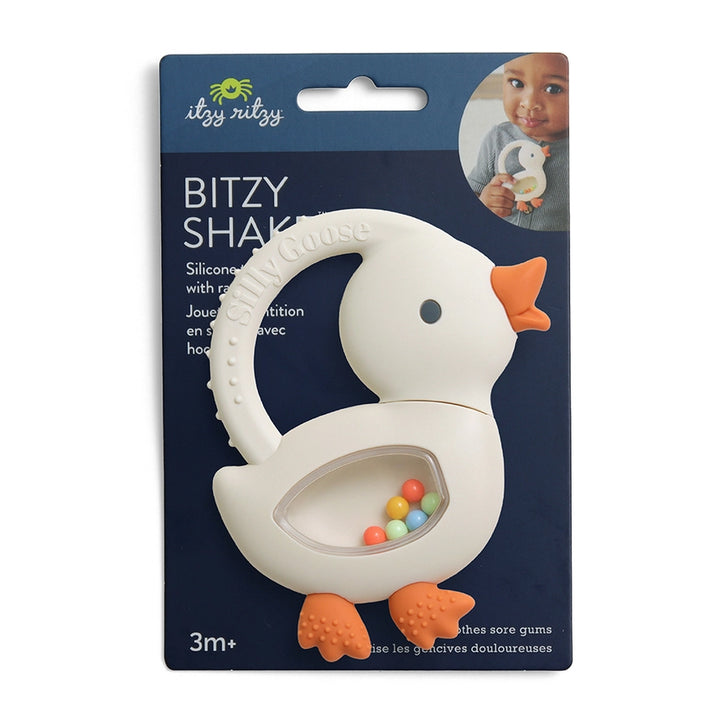 Bitzy Shake Teether Goose