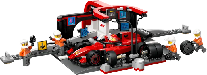 LEGO® City F1 Pit Stop And Crew