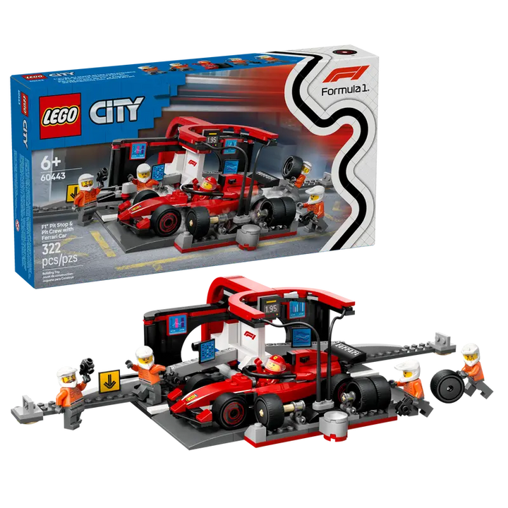 LEGO® City F1 Pit Stop And Crew