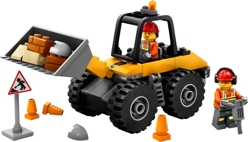 LEGO® City Yellow Wheel Loader Construction