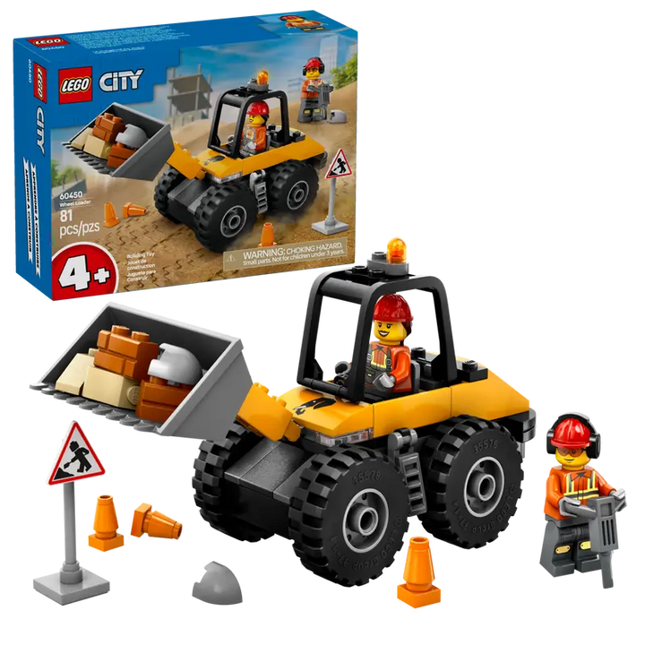 LEGO® City Yellow Wheel Loader Construction