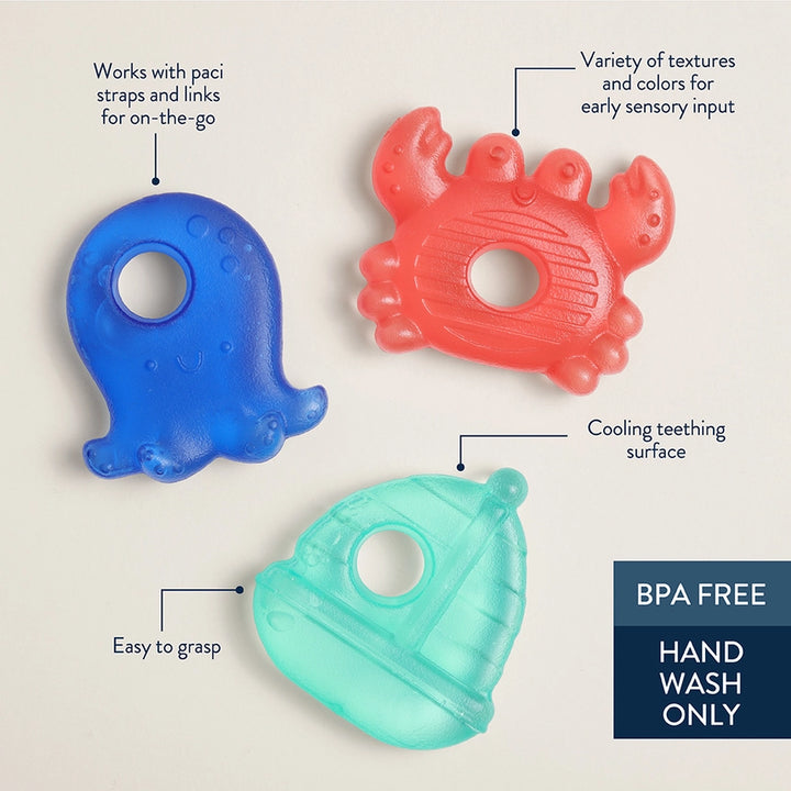 Cutie Coolers Teether Nautical