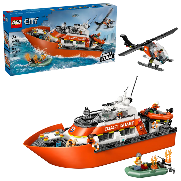 LEGO® City Coast Guard Rescue Boat/Helicopter