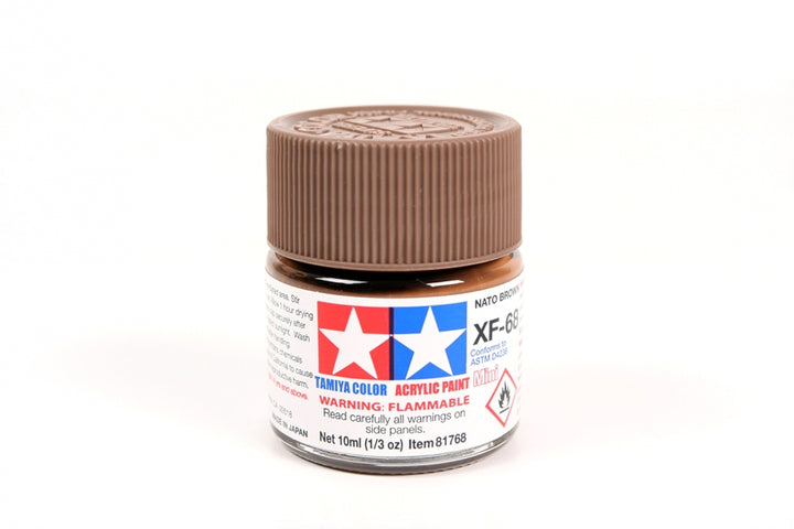 Flat Acrylic Paint 10mL Nato Brown