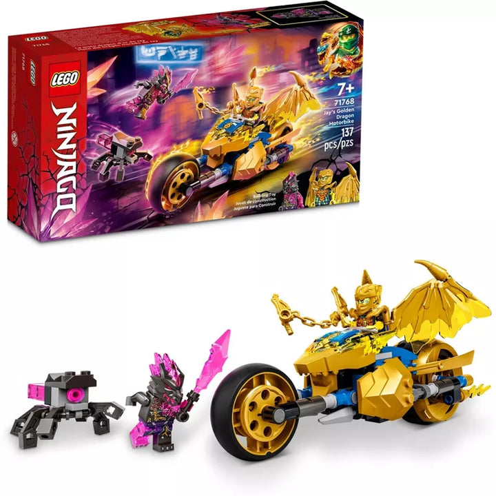 LEGO® NINJAGO Jay's Golden Dragon Motorbike Set