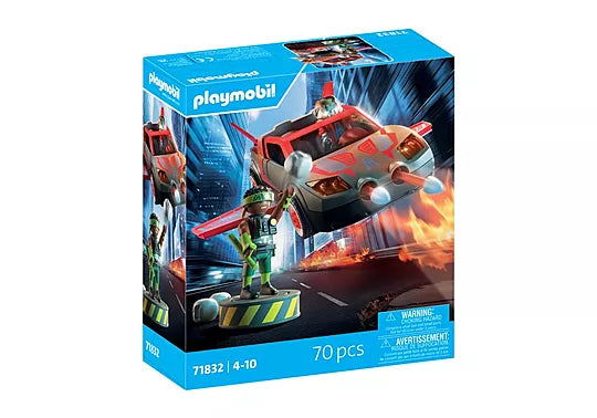 Hero With Vehicle