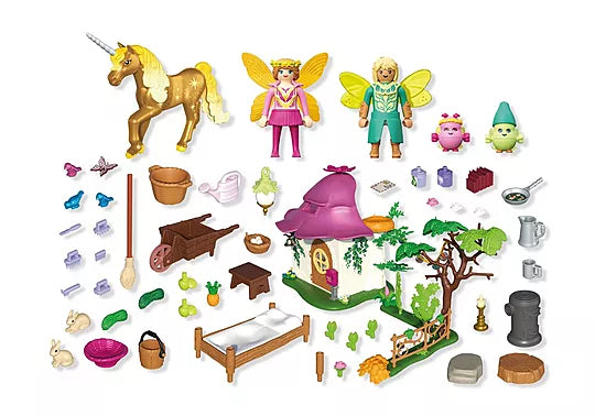 Cozy Fairy Home W/ Golden Unicorn