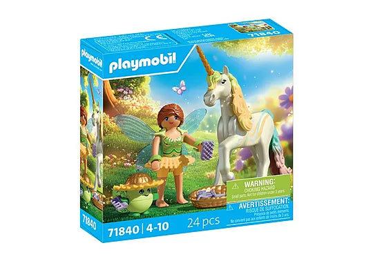 Unicorn Rainbow Flower W/Fairy