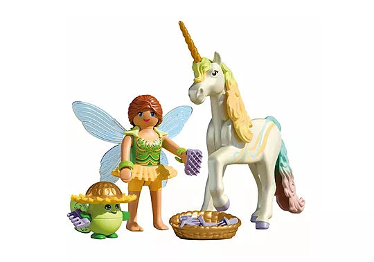 Unicorn Rainbow Flower W/Fairy
