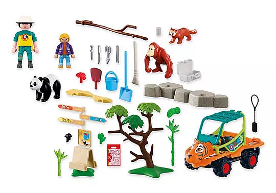 Zookeeper W/ Vehicle