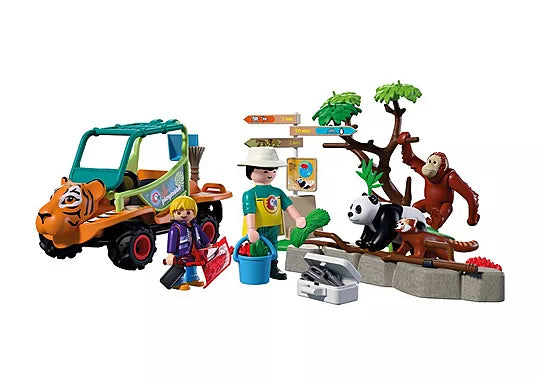 Zookeeper W/ Vehicle