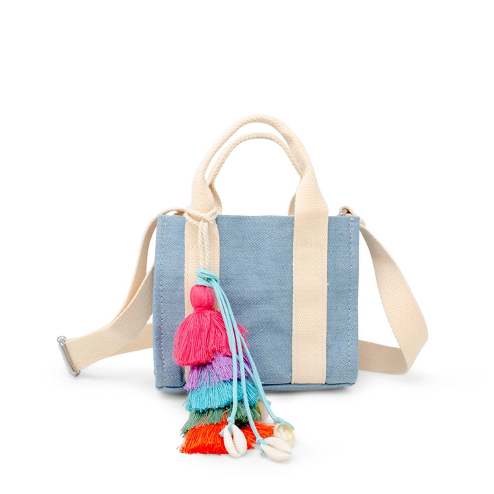 Mini Denim Tote Bag