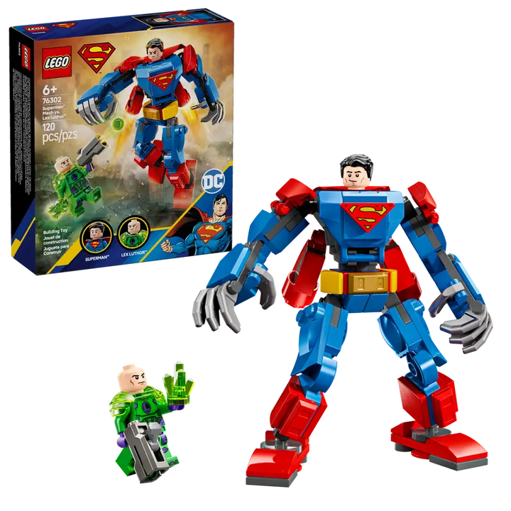 LEGO® Superhero Superman Mech Vs Lex Luthor