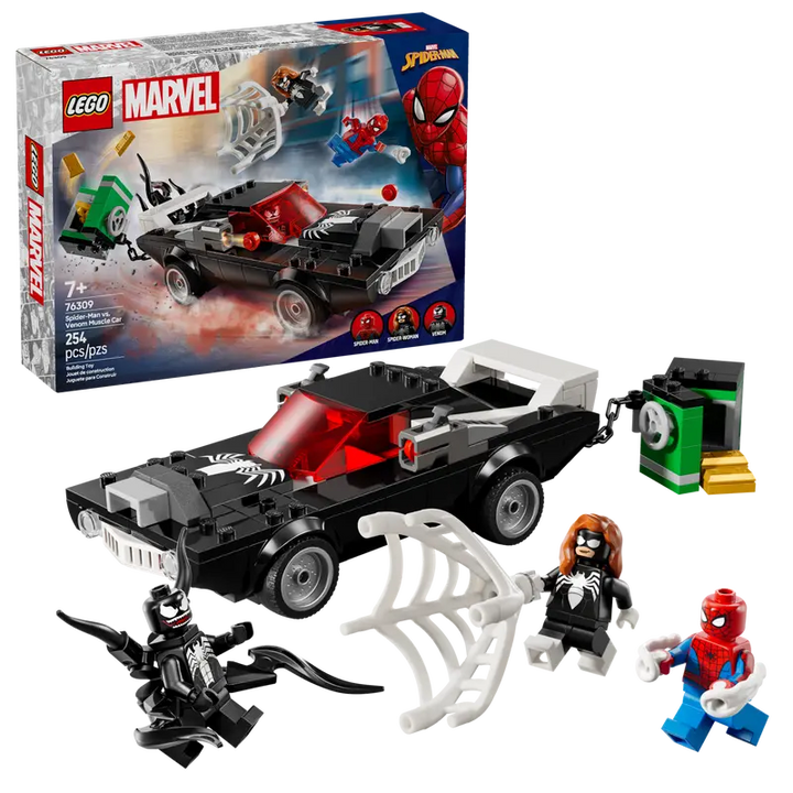 LEGO® Superhero Spiderman Vs Venom Muscle Car