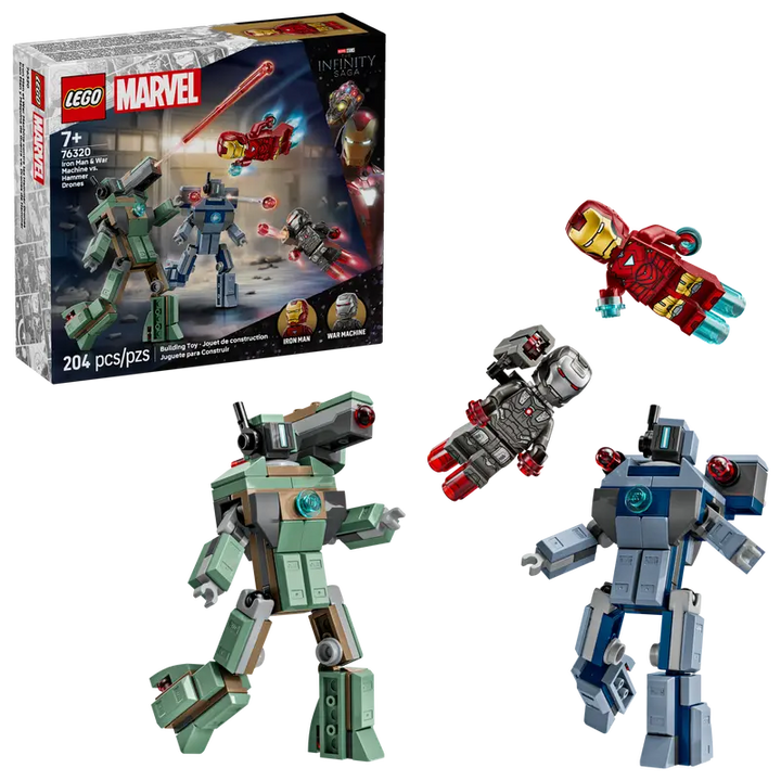 LEGO® Superheros Ironman & War Machine Vs Hammer
