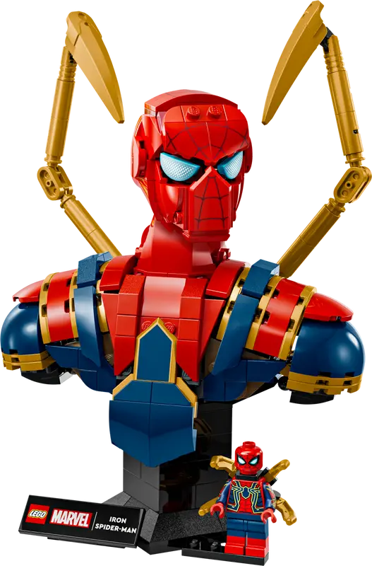 LEGO® Superheros Iron Spiderman Bust
