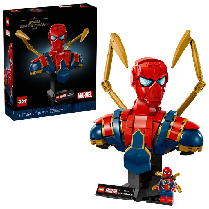 LEGO® Superheros Iron Spiderman Bust