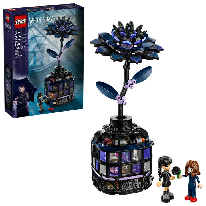 LEGO® Wednesday Black Dahlia Flower