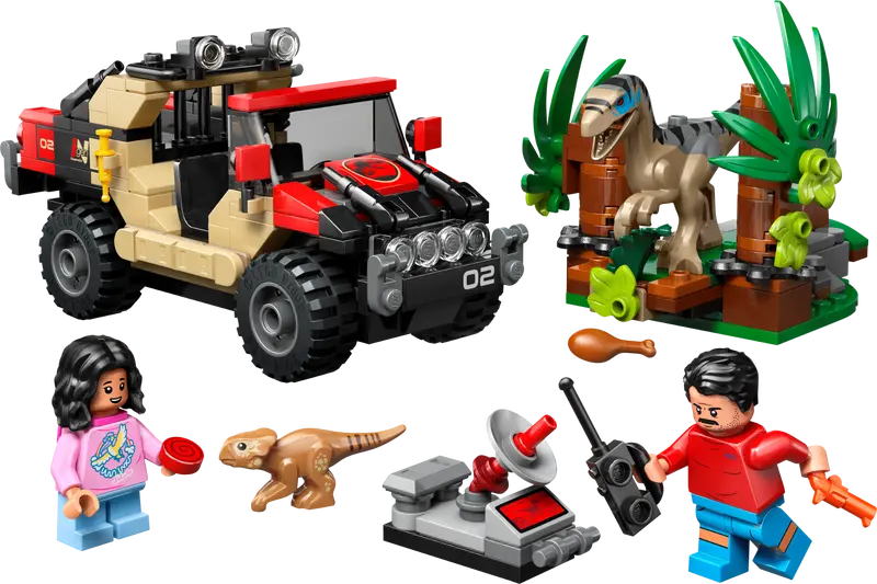 LEGO® Jurassic World Raptor Off Road Escape