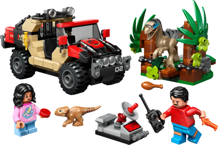 LEGO® Jurassic World Raptor Off Road Escape