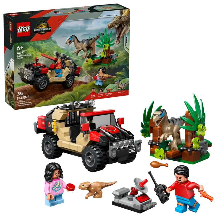 LEGO® Jurassic World Raptor Off Road Escape