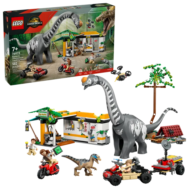 LEGO® Jurassic World Raptor Titanosaurus Tracking