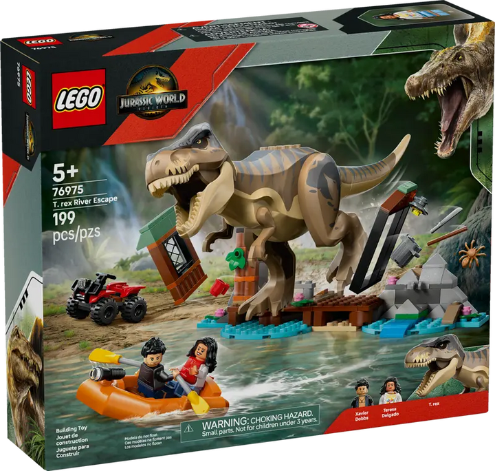 LEGO® Jurassic World T-Rex River Escape