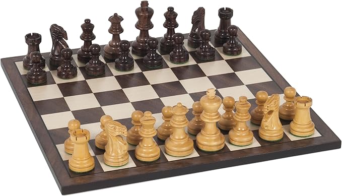 11.5" Wood Staunton Chess Set