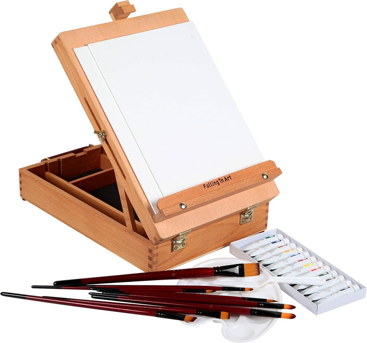 Beechwood Easel Art Set 27Pc