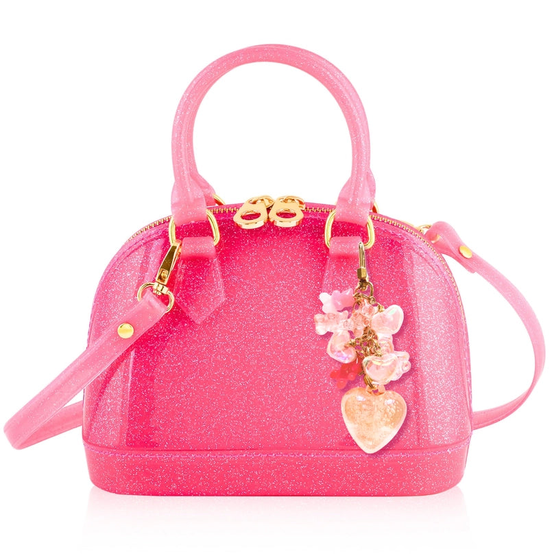 Cate Bubblegum Pink Gummy Purse