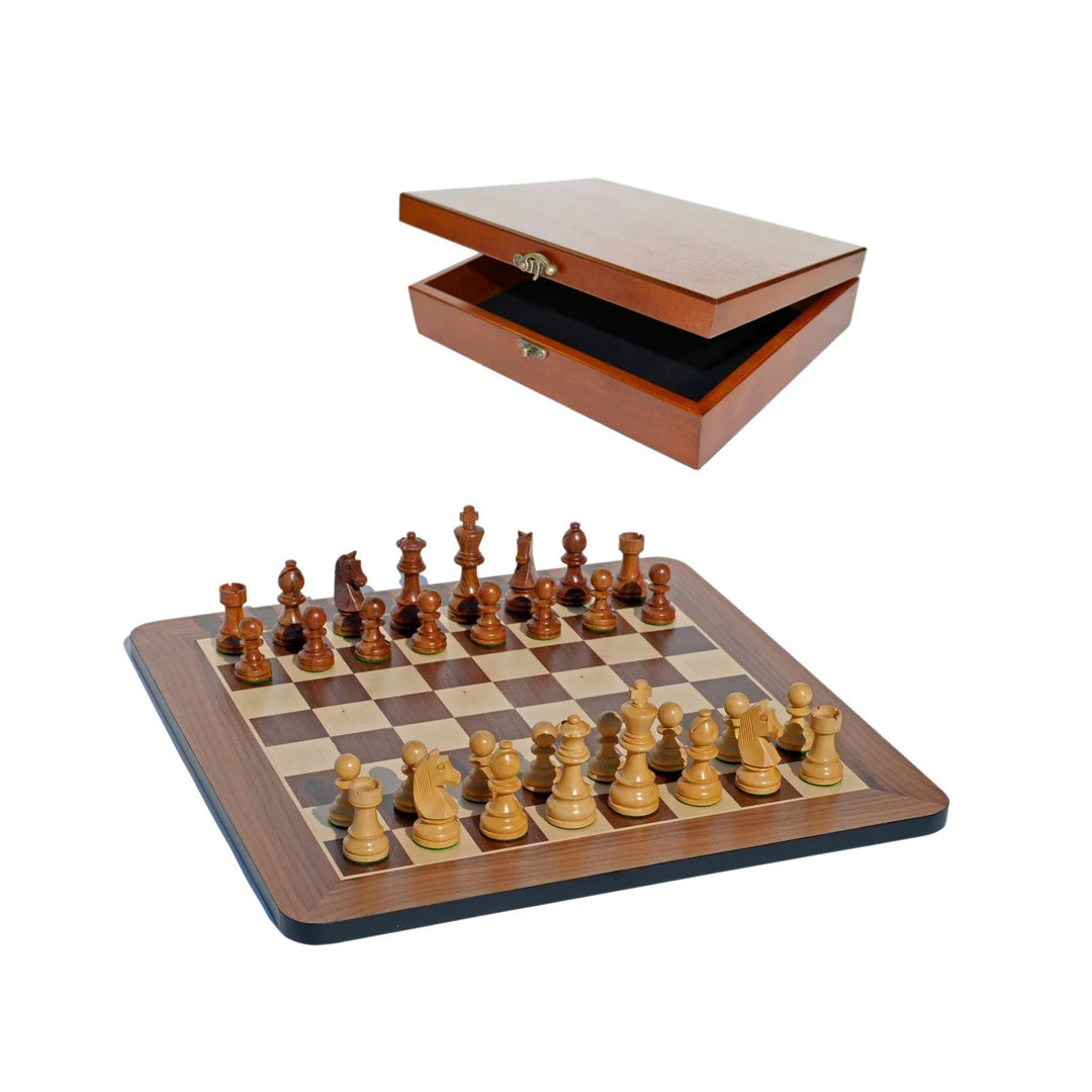 Grand Staunton Deluxe 19" Chess Set with Storage Box