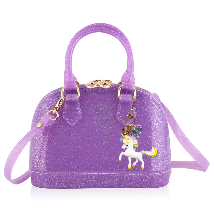 Cate Purple Pony Purse