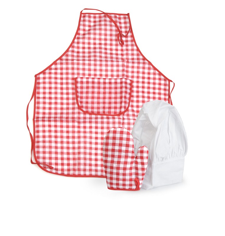 Chef Set (Apron, Hat And Mitt)