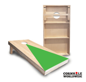 Deluxe Natural Wood Cornhole Toss Game Assorted colors