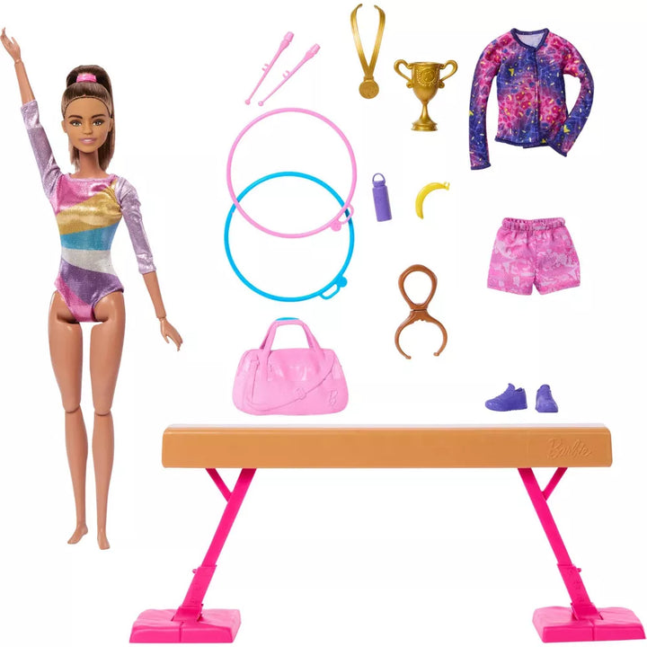 Barbie Gymnastics Brunette New