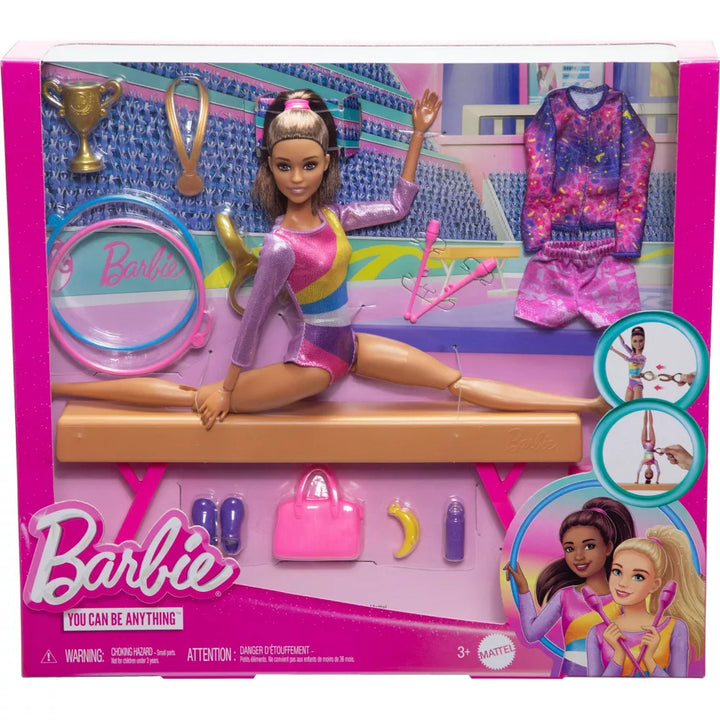 Barbie Gymnastics Brunette New