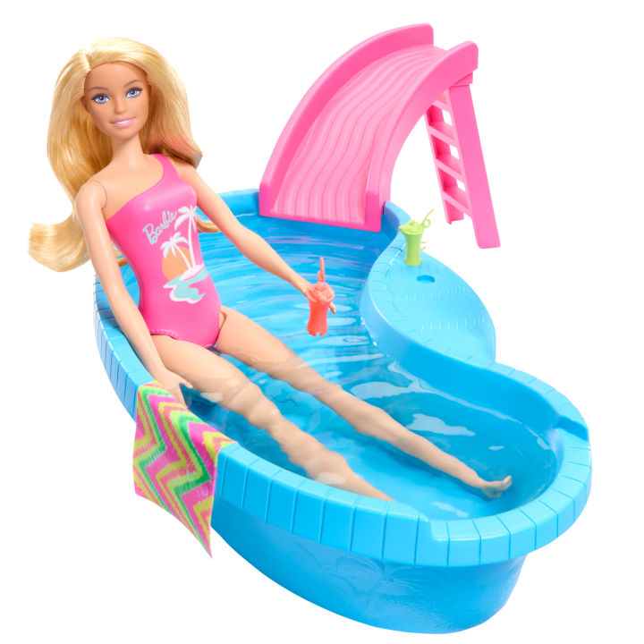 Barbie Pool With Doll Blonde