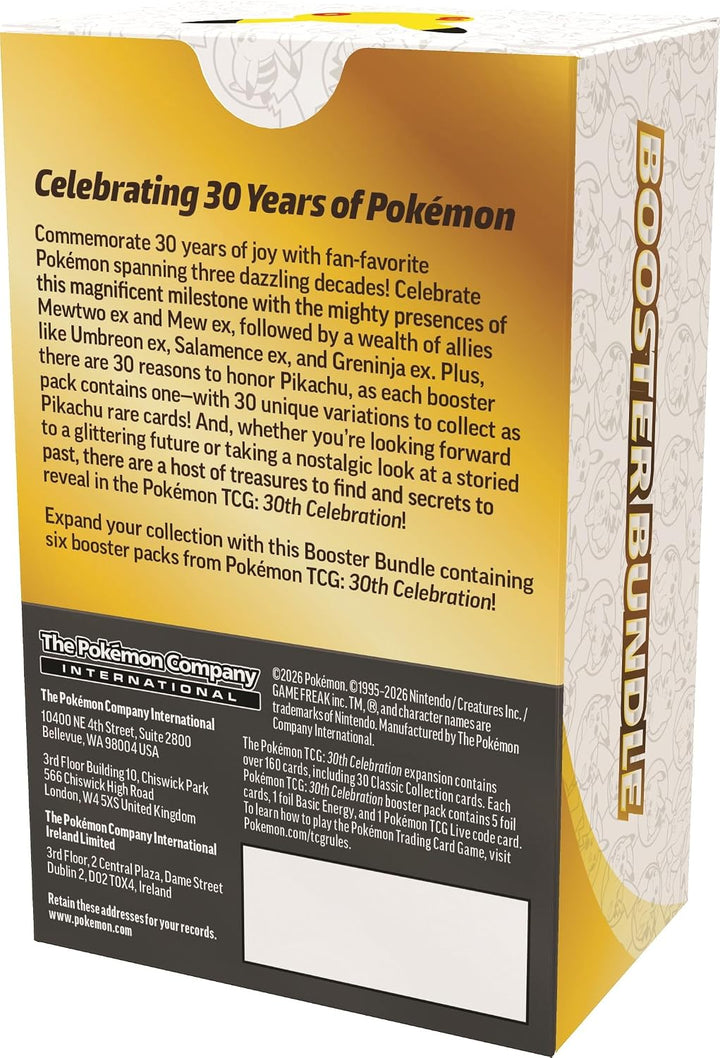 Pokemon 30th Anniversary Booster Bundle