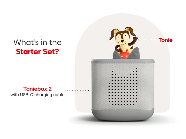 Toniebox 2 Moon Grey Starter Set Playtime Puppy