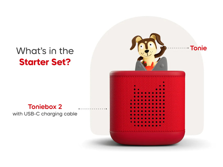 Toniebox 2 Sunset Red Starter Set Playtime Puppy