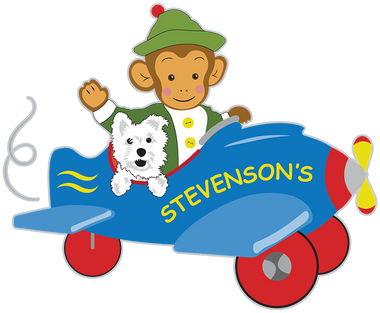 Stevenson's Toys & Games logo