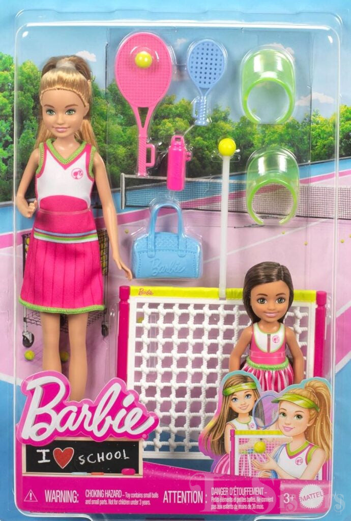 Barbie Chelsea And Stacey Tennis Lessons