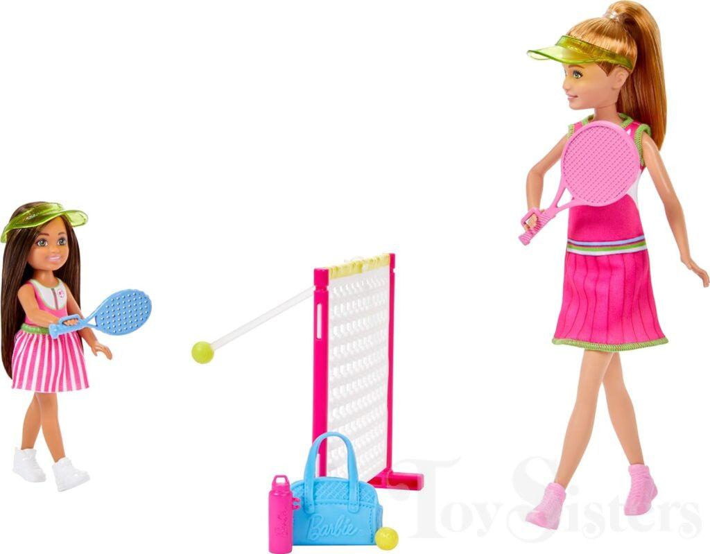 Barbie Chelsea And Stacey Tennis Lessons