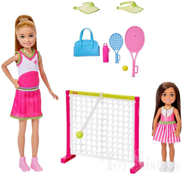 Barbie Chelsea And Stacey Tennis Lessons