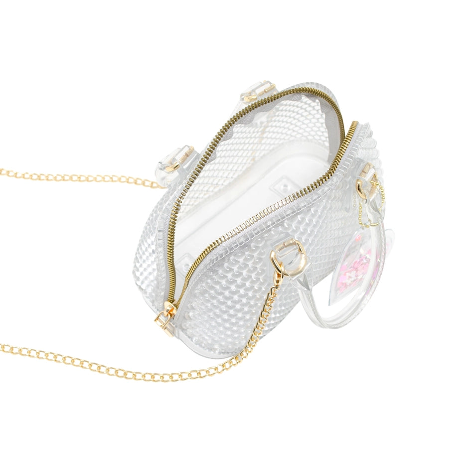 Jelly Bead Bowling Bag Clear