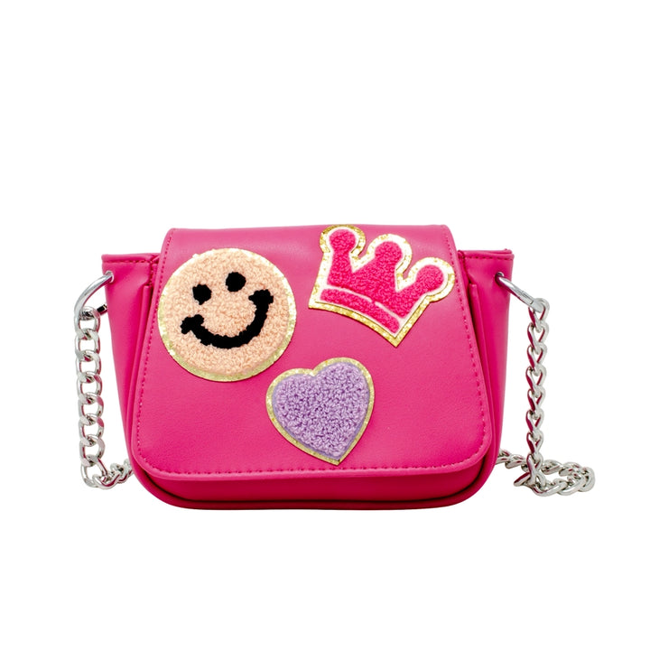 Crossbody Hot Pink Patch Bag