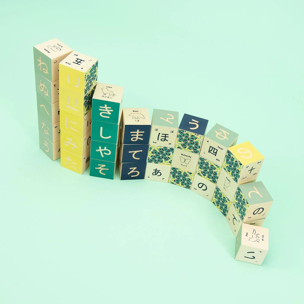 Japanese Character 32 Block Set