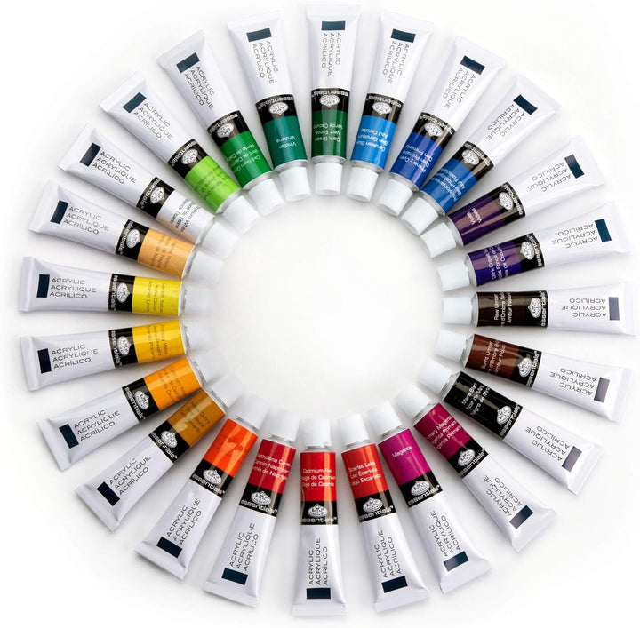 Acrylic Paint Set 12ml - 24Pc Set