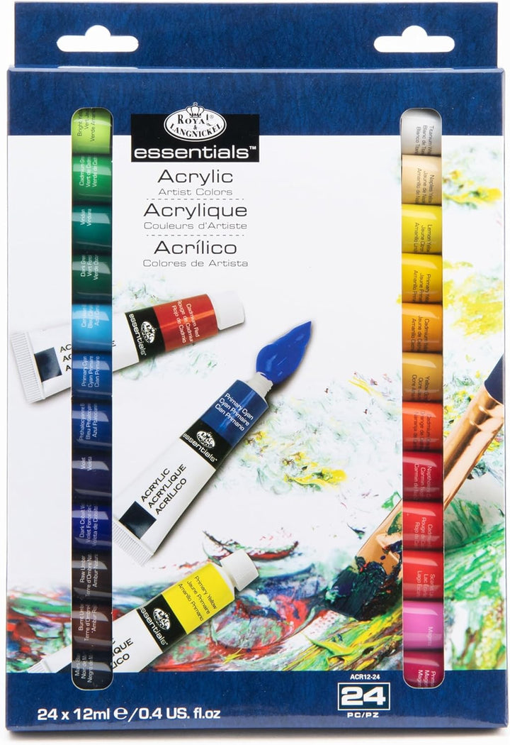 Acrylic Paint Set 12ml - 24Pc Set