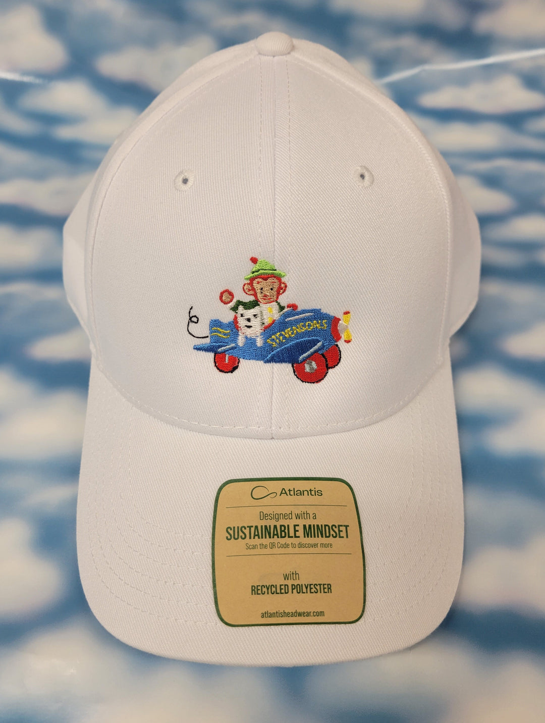 Stevensons Adult Baseball Cap White